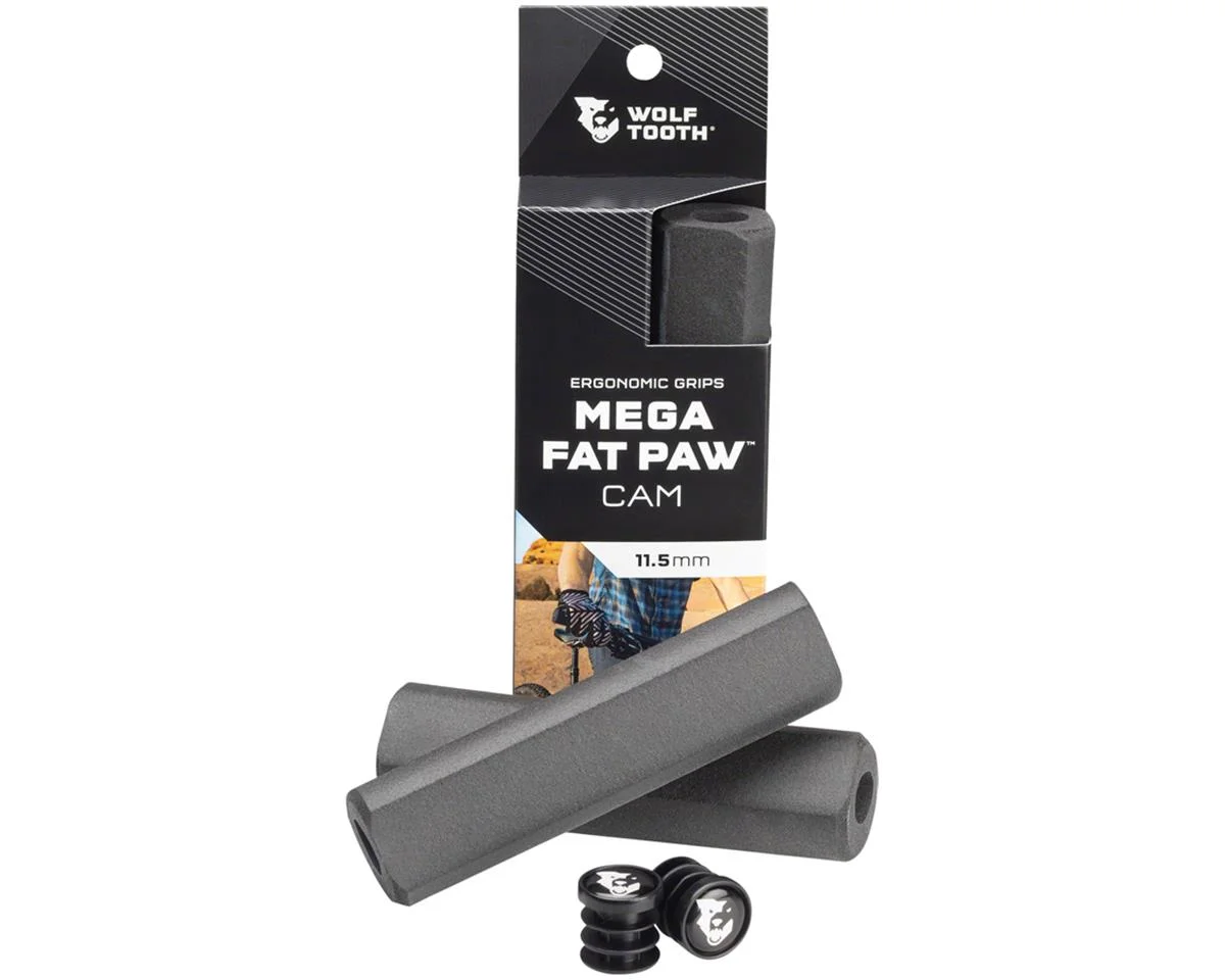 Wolf Tooth Components Mega Fat Paw Cam Grips (Black) - view 2